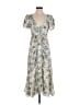Cinq à Sept 100% Polyester Floral Gray Casual Dress Size 0 - photo 1