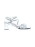 Via Nova Silver Sandals Size 6 1/2 - photo 1