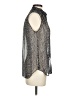 Zoa 100% Polyester Polka Dots Black Sleeveless Blouse Size S - photo 4