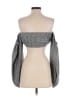 Hot & Delicious Gray 3/4 Sleeve Blouse Size S - photo 2