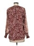 Unbranded 100% Polyester Burgundy Long Sleeve Blouse Size M - photo 2