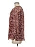 Unbranded 100% Polyester Burgundy Long Sleeve Blouse Size M - photo 5