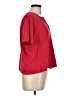 Jennifer Moore Red Short Sleeve Henley Size L - photo 4