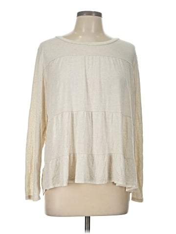 Cotton Bleu Long Sleeve Top (view 1)