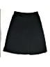 Unbranded Solid Black Casual Skirt Size XL (estimated) - photo 1