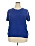 Sampeel Blue Short Sleeve Top Size XXL - photo 1