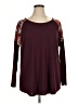 Le Lis Burgundy Pullover Sweater Size 1X - photo 1