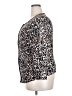 Rafaella 100% Cotton Animal Print Ivory Blazer Size 2X - photo 5