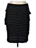 Design History Stripes Black Casual Skirt Size L - photo 1