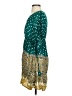 Assorted Brands Paisley Teal Casual Dress Size XS - photo 5