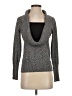 DressBarn Metallic Silver Turtleneck Sweater Size S - photo 1