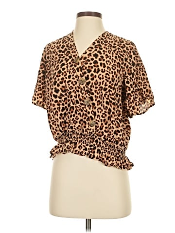 Maurices Short Sleeve Blouse (view 1)