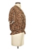 Maurices 100% Rayon Animal Print Brown Short Sleeve Blouse Size XXL - photo 4