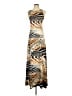 Venus Animal Print Gold Casual Dress Size S - photo 1