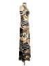 Venus Animal Print Gold Casual Dress Size S - photo 4