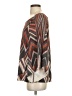 Chico's Chevron-herringbone Brown 3/4 Sleeve Blouse Size S - photo 5