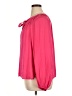 Gibson Latimer 100% Polyester Solid Pink Red 3/4 Sleeve Blouse Size XL - photo 5