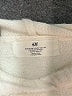 H&M Ivory Pullover Sweater Size 6X - 7 - photo 3