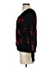 Love By Design Floral Black Pullover Sweater Size S - photo 5