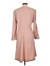 L.K. Bennett 100% Polyester Solid Tan Casual Dress Size 12 - photo 2