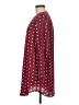 Forever 21 100% Polyester Polka Dots Burgundy Long Sleeve Blouse Size M - photo 5