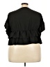 Shein Curve 100% Polyester Black Short Sleeve Top Size 4X - photo 2