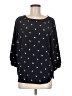 Everly 100% Polyester Black 3/4 Sleeve Blouse Size M - photo 1