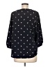 Everly 100% Polyester Black 3/4 Sleeve Blouse Size M - photo 2