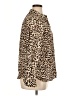 1901 100% Cotton Animal Print Brown Long Sleeve Blouse Size XL - photo 4