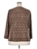 Sag Harbor 100% Polyester Brown 3/4 Sleeve Blouse Size 2X - photo 2