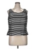 Xscape Stripes Black Sleeveless Top Size 16 - photo 1