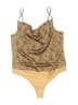 Sincerely Jules Gold Tan Bodysuit Size S - photo 1