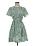 Shein 100% Polyester Print Green Casual Dress Size 4 - photo 1