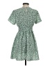 Shein 100% Polyester Print Green Casual Dress Size 4 - photo 2