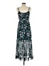 Unbranded Floral Teal Casual Dress Size M (estimated) - photo 2