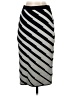 Gianni Bini Stripes Silver Formal Skirt Size XS - photo 2