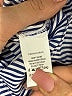 Do & Be 100% Cotton Blue 3/4 Sleeve Blouse Size L - photo 8
