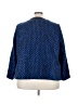 Bob Mackie 100% Polyester Blue Cardigan Size 3X - photo 2
