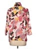 Creation Tropical Pink 3/4 Sleeve Button-Down Shirt Size L - photo 2