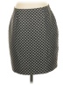 Garnet Hill Houndstooth Gray Casual Skirt Size 4 - photo 1