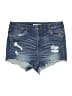Charlotte Russe Blue Denim Shorts Size 13 - photo 1