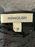 Manoush 100% Cotton Black Sleeveless Top Size 6 - photo 3
