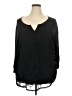 Hannah Black 3/4 Sleeve Blouse Size 2X - photo 1