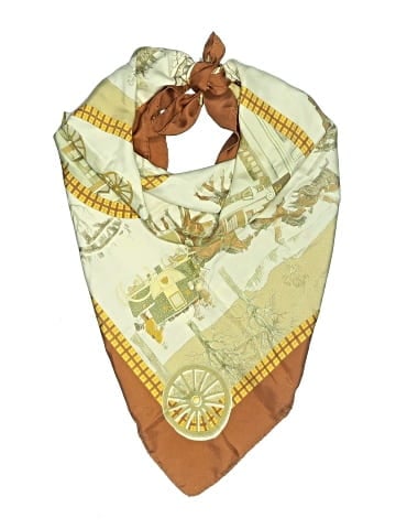 Hermès Silk L’Hiver en Poste 90cm Scarf (view 1)
