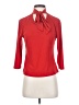 George Red 3/4 Sleeve Blouse Size S - photo 1