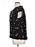Buffalo by David Bitton 100% Viscose Floral Black Short Sleeve Blouse Size XL - photo 5