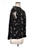 Buffalo by David Bitton 100% Viscose Floral Black Short Sleeve Blouse Size XL - photo 4