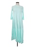 Iconic Luxe Teal Casual Dress Size XS (estimated) - photo 1