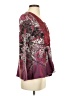 One World Burgundy Long Sleeve Blouse Size S - photo 4
