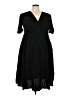 Simplee 100% Viscose Black Casual Dress Size 22 - photo 1